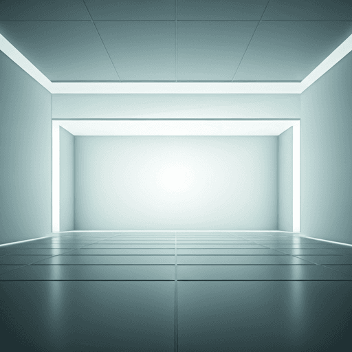 Minimalist architectural office interior — clean, professional space